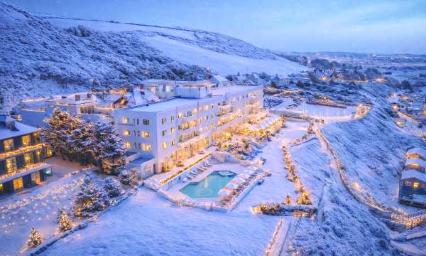 Saunton Sands Hotel at Christmas 