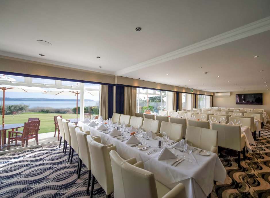 Carlyon Bay Hotel Golf Clubhouse Dining Area and View