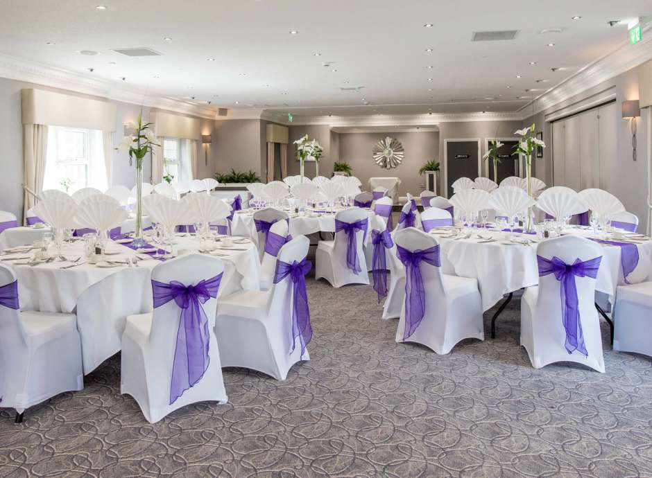 Devon Hotel Wedding Reception Tables and Chairs