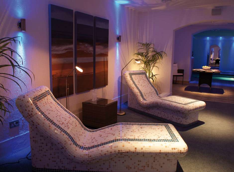 Victoria Hotel Tiled Lounge Chairs by Indoor Swimming Pool