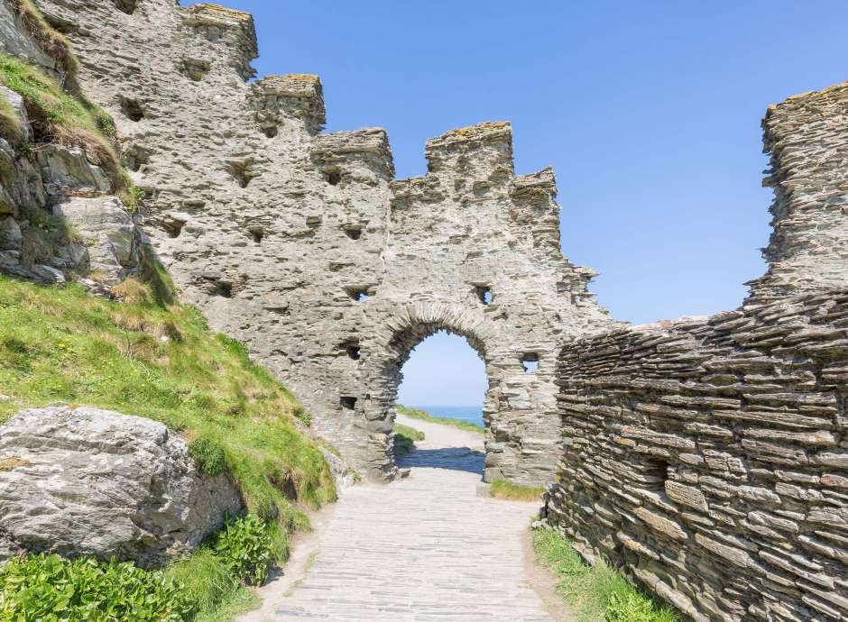 Tintagel Castle Ruins Cornwall