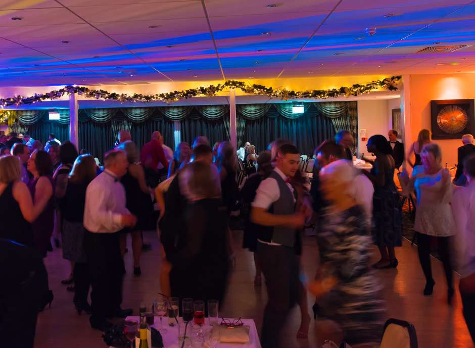 barnstaple hotel christmas party people on dancefloor