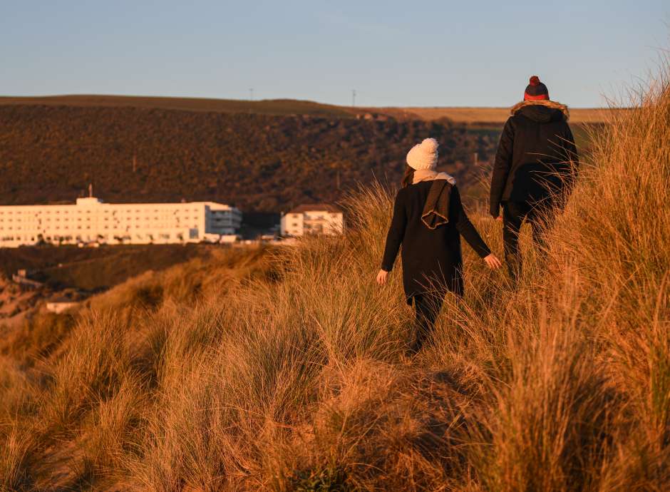 Saunton Sands Beach | Couple | Autumn | Winter