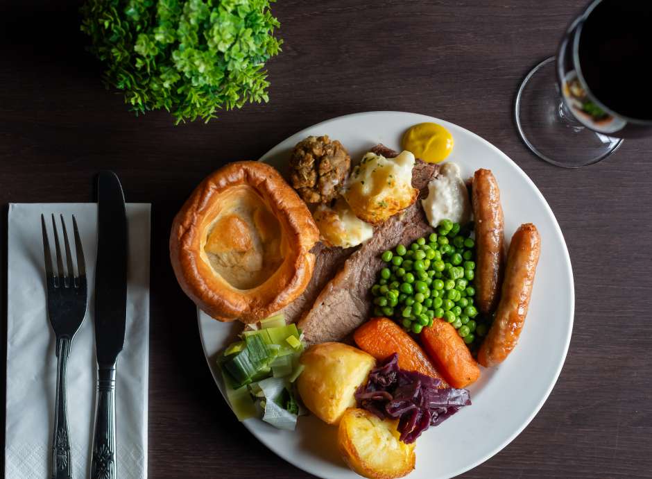 Beef Carvery at Carriages Brasserie 