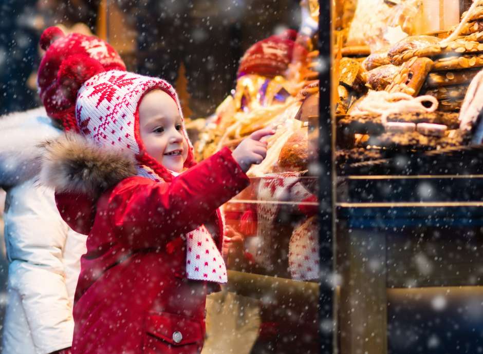 Child at Christmas Market