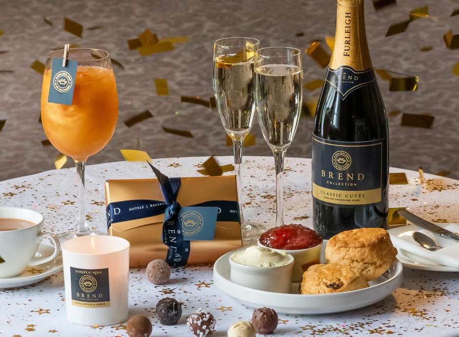 Luxury extras on table