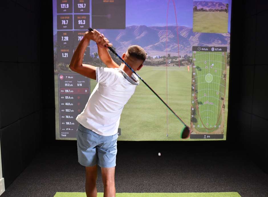 Carlyon Bay Golf Club Simulator Room