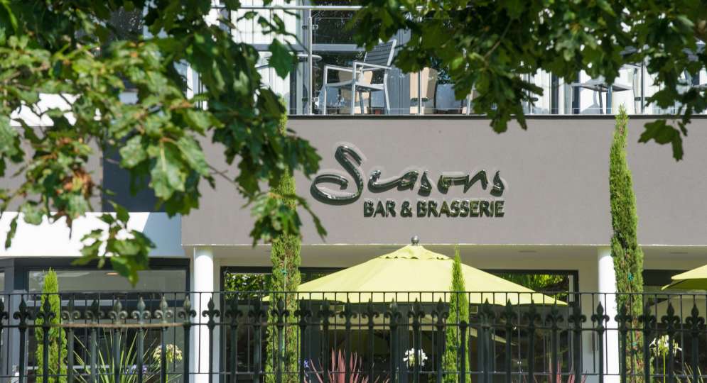 Park Hotel Seasons Bar and Brasserie Sign View from Rock Park