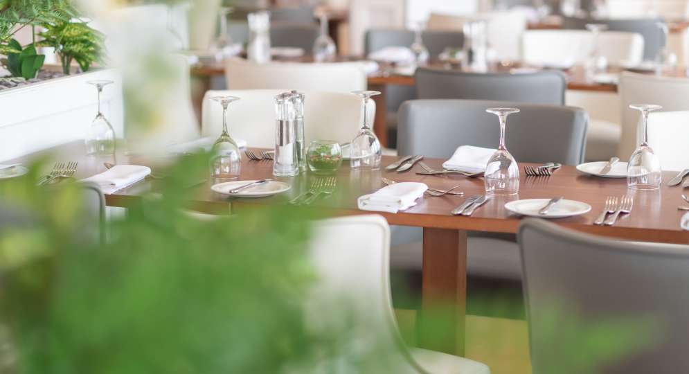 Dining room at Barnstaple Hotel